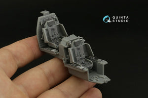 Intérieur imprimé en 3D et coloré sur papier décalcomanie Quinta Studio QD48362 AH-64D (Hasegawa) 1/48  – Bild 10