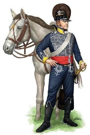 Chapeau 8307 Dragons légers britanniques napoléoniens 28 mm
