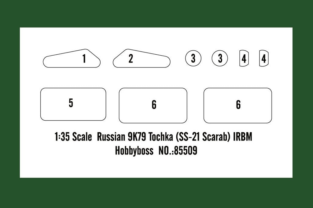 Hobby Boss 85509 Tochka russe 9K79 (SS-21 Scarab) IRBM 1/35 – Bild 3