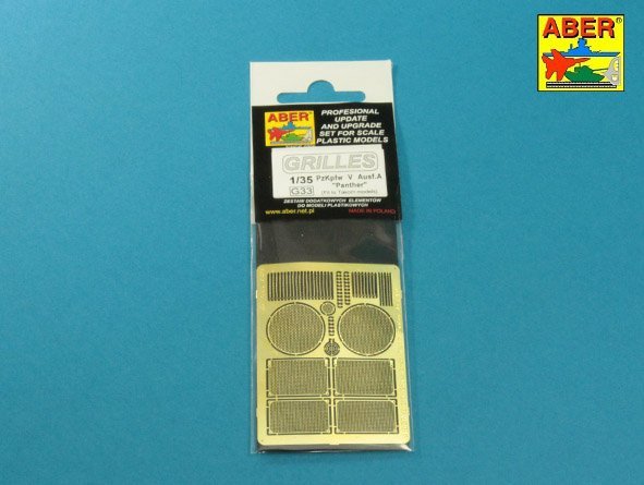 Aber 35G33 PzKpfw V Ausf.A (Sd.Kfz.181) GRILLES (1/35)  – image 11