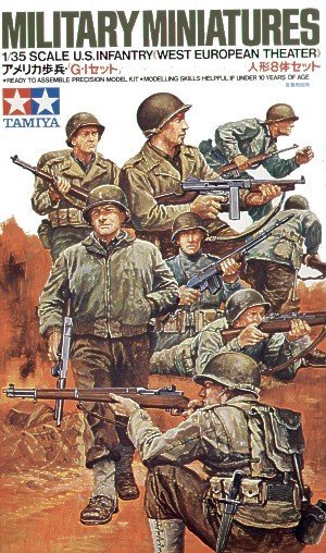 Tamiya 35048 Infanterie américaine (Théâtre d'Europe de l'Ouest) (1/35)