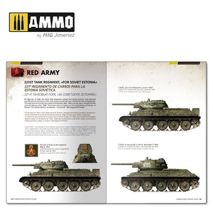 AMMO of Mig Jimenez 6145 T-34 Colors. T-34 Tank Camouflage Patterns in WWII (Multilingual) – zdjęcie 5