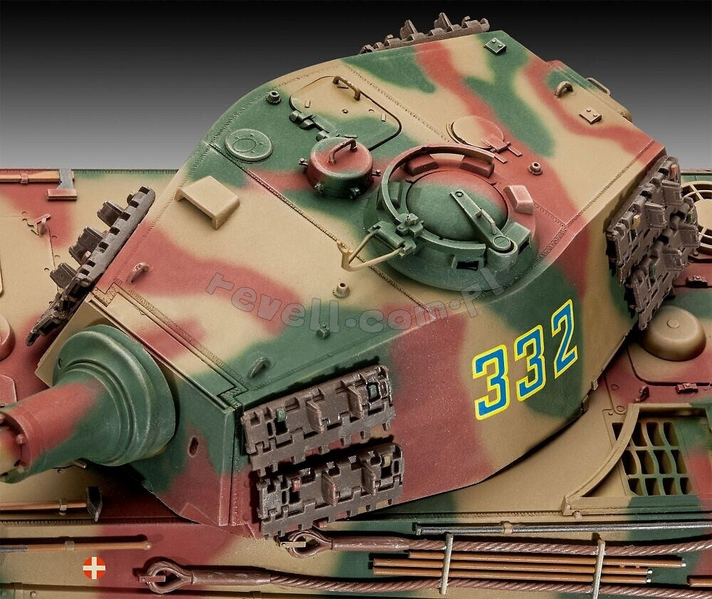 Revell 63249 Tiger II Ausf.B Henschel Tourelle, modèle 1/35 – image 7