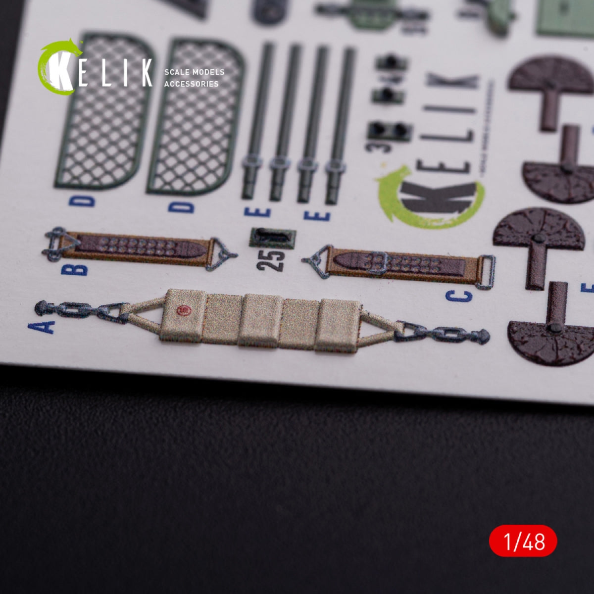 Décalcomanies 3D pour l&amp;#39;intérieur du Ki-51 Sonia KELIK K48077, compatibles avec la maquette WingsyKits au 1/48 – image 7