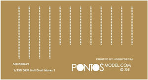 Pontos 35019WD1 DKM Admiral Graf Spee Jeu de pont en bois (1/350) – immagine 3
