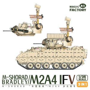 Magic Factory 2004 M-SHORAD Bradley M2A4 IFV 3-en-1 1/35 – immagine 4