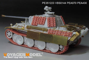 Maquette Voyager PE351223 Panther G allemand de la Seconde Guerre mondiale, version tardive, pour maquette MENG TS-054 au 1/35 – Bild 10