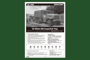 Hobby Boss 83802 US Blanc 666 Cargo Soft Top (1/35) – image 4