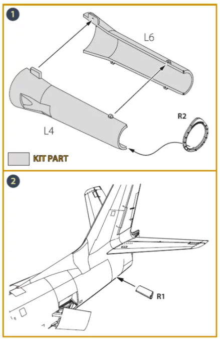 Clear Prop! CPA48055 Face d&amp;#39;échappement du moteur F-86A pour maquettes CP au 1/48 – image 3