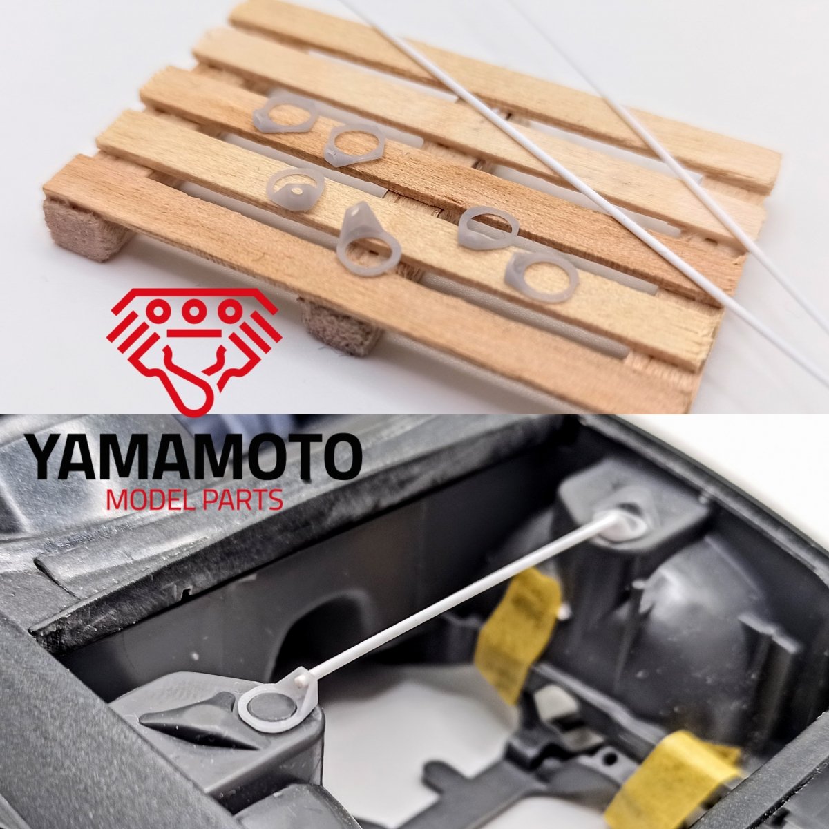 Kit d&amp;#39;amortisseurs sport Yamamoto YMPTUN52 1/24