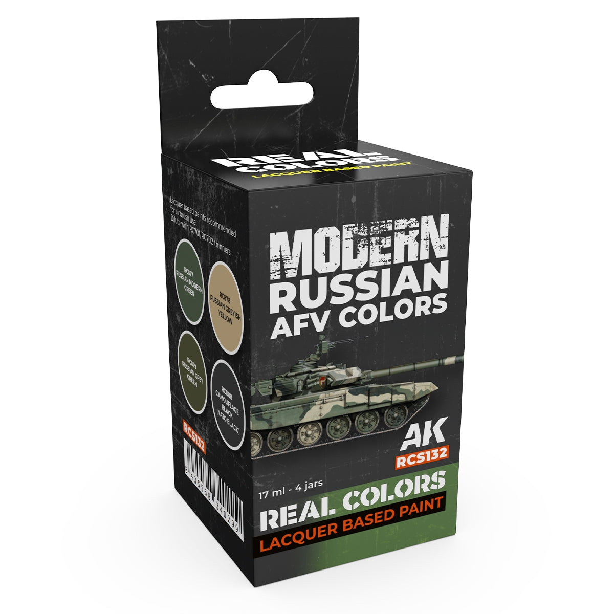 Peintures AK Interactive RCS132 pour véhicules blindés russes modernes (4 x 17 ml)