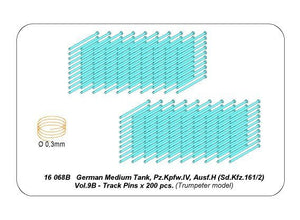 Aber 16068B Axes de chenille Panzer IV x 200 pièces (1/16) – image 9