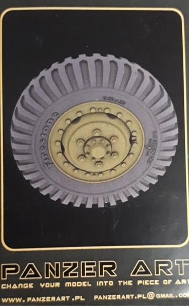 Roues de route Panzer Art RE35-670 M8 « Greyhound » (Firestone) 1/35