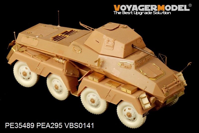 Maquette Voyager PE35489 Sd.Kfz.231 8 ROD allemand de la Seconde Guerre mondiale, version initiale, pour AFV 35231, échelle 1/35 – Bild 2