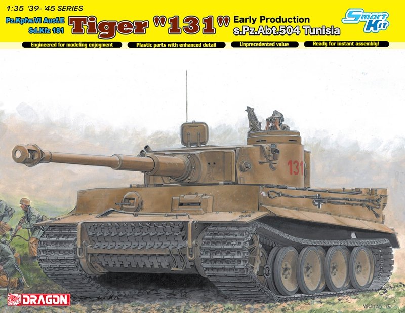 Dragon 6820 Tiger I 131 s.Pz.Abt.504 Tunisie