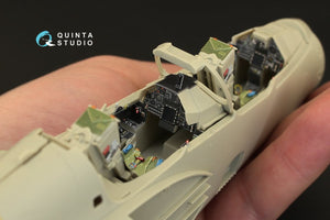 Intérieur imprimé en 3D et coloré sur papier décalcomanie pour le kit Kitty Hawk (Quinta Studio QD32013 Mirage 2000N) à l&amp;#39;échelle 1/32  – image 9