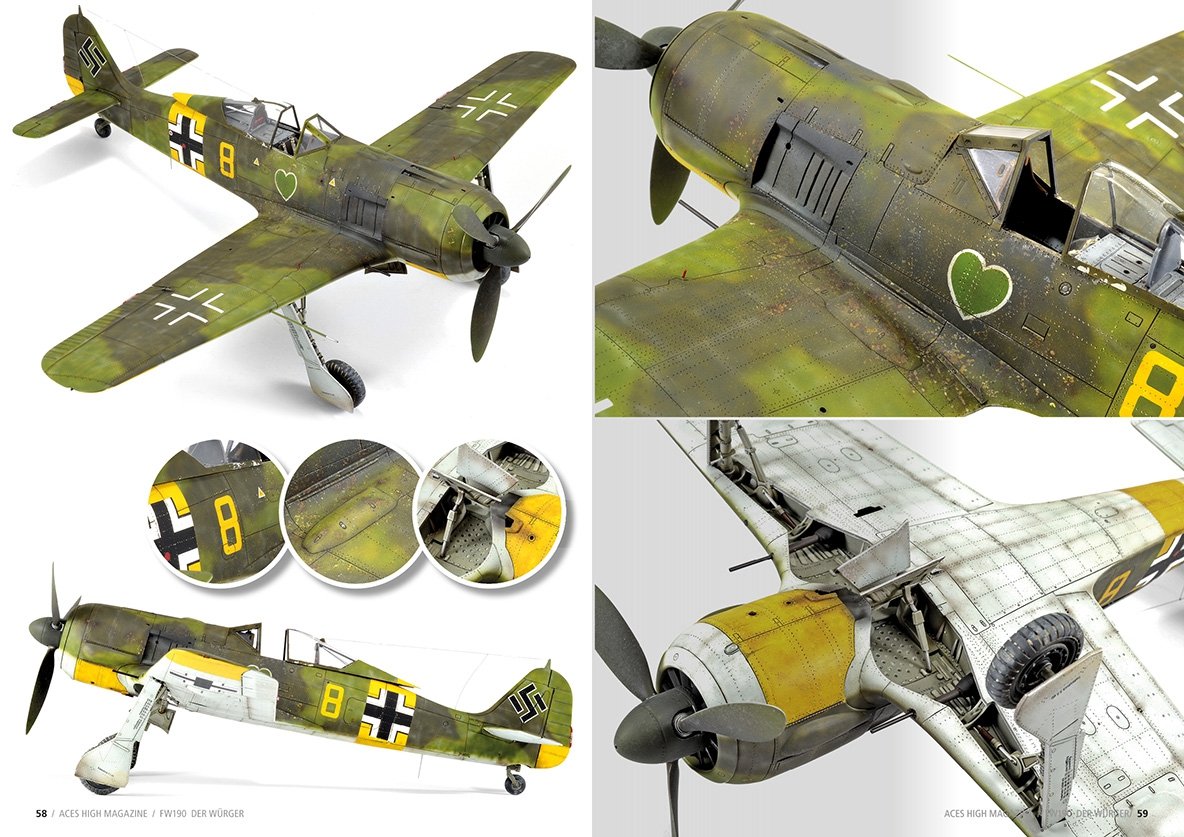 AK Interactive AK2921 ACES HIGH ISSUE 11 FW 190 DER WÜRGER (Anglais) – image 5