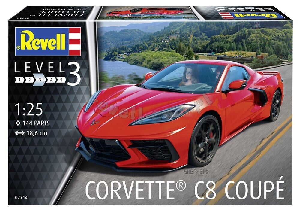 Revell 07714 Corvette C8 Coupé 1/25 – Bild 3