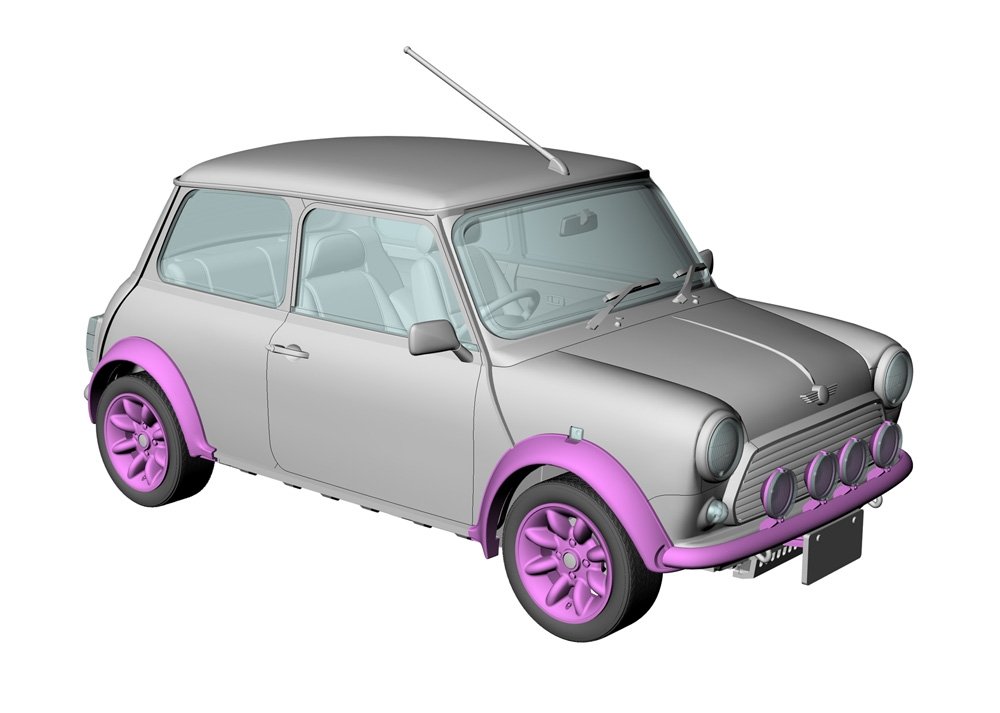 Hasegawa HC57 21157 Mini Cooper Sports-pack Limited (1998) 1/24 – imagen 11