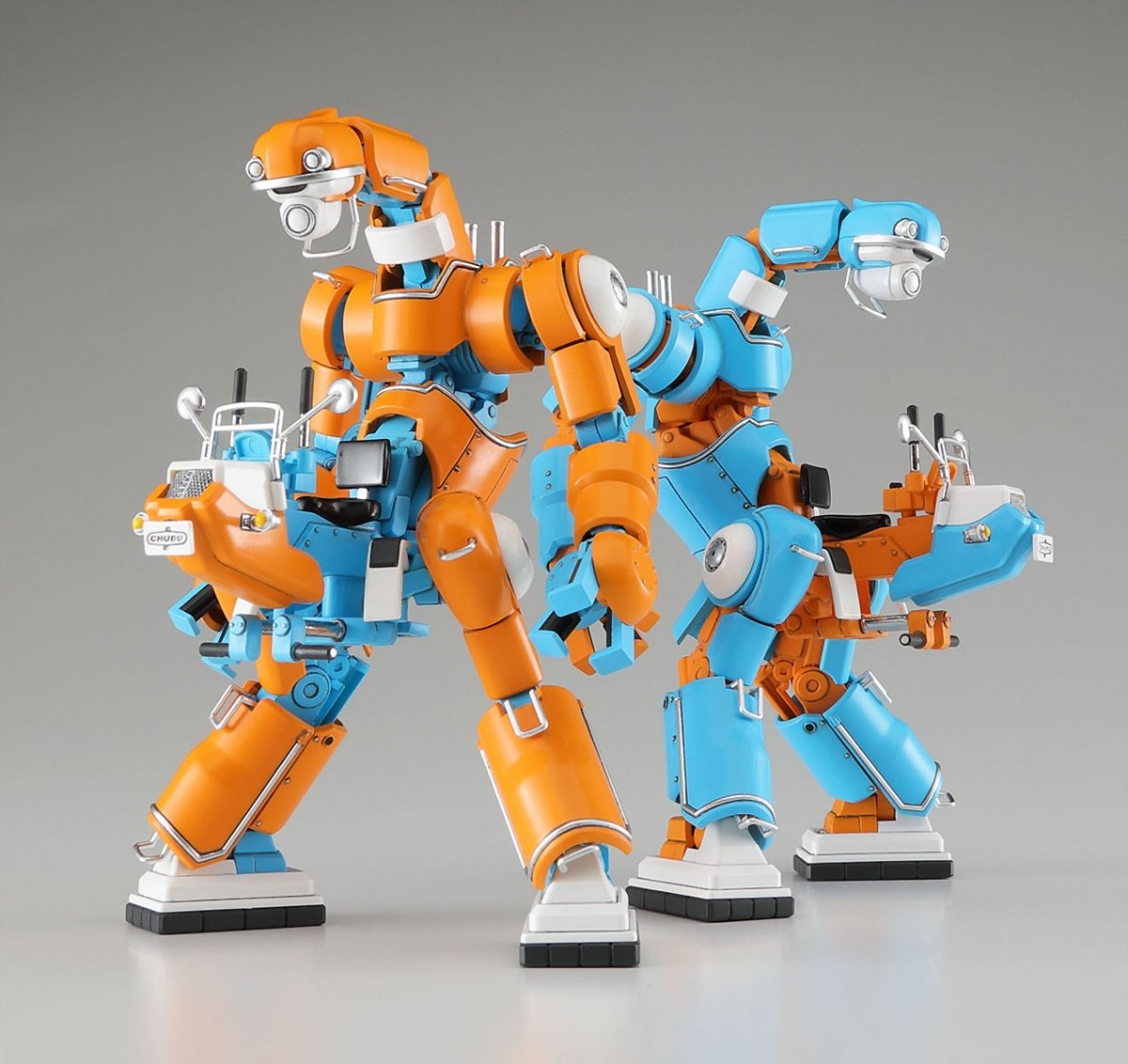 Hasegawa 64791 CHUBU 01 « Orange et bleu ciel » Méchatrobot léger 1/35  – image 2