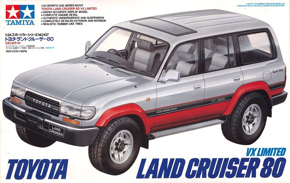 Tamiya 24107 TOYOTA Land Cruiser 80 (1/24) 