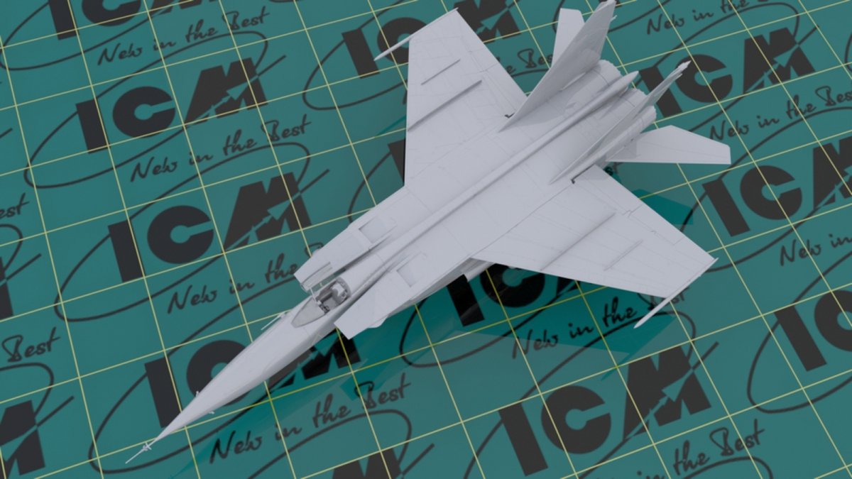 ICM 72172 MiG-25 RBT, avion de reconnaissance soviétique (1/72) – immagine 2