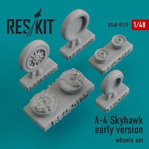RESKIT RS48-0129 Jeu de roues pour A-4 Skyhawk (version initiale) à l&amp;#39;échelle 1/48