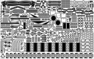 Pontos 35011F1 USS BB-63 Missouri BATTLESHIP Kit de détails (1/350) – image 7