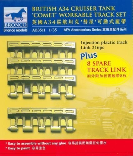 Bronco AB3511 Comet Chenille fonctionnelle 1/35 
