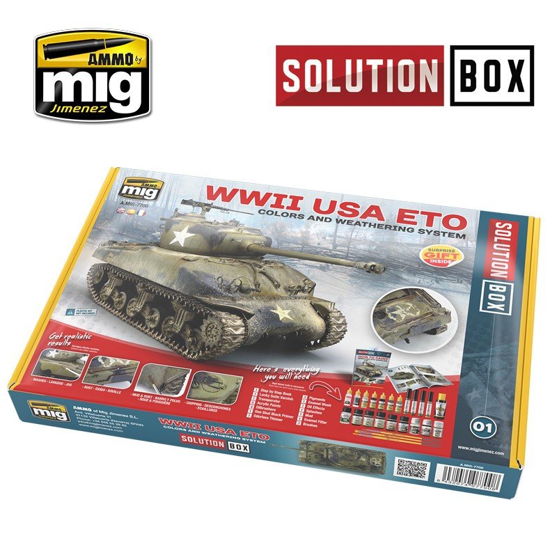Munitions de Mig Jimenez 7700 WW II, boîte de solution américaine ETO – imagen 2