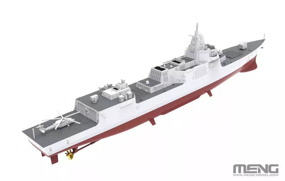 Maquette Meng PS-009, destroyer lance-missiles chinois Type 055, échelle 1/700 – image 5