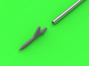 Tube Pitot américain Master AM-32-116 de la Seconde Guerre mondiale - Type « aileron de requin » (1 pièce) - utilisé sur les P-36, P-39, P-40, P-47, A-36, B-239, T-6, B-25 et bien d&amp;#39;autres - Échelle 1/32 – Bild 2