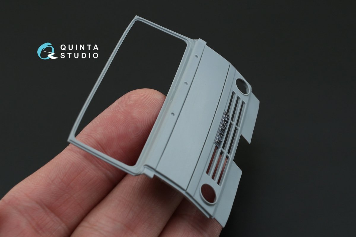 Intérieur imprimé en 3D et coloré sur papier décalcomanie pour la famille KAMAZ 4350 Mustang (Quinta Studio QD35012) (pour les kits Zvezda) 1/35  – image 5