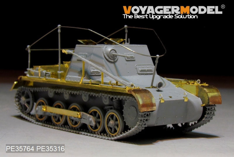 Maquette Voyager PE35764 Char de commandement allemand Pz.Bef.Wg.I (Sd.Kfz. 265) de la Seconde Guerre mondiale, de base, pour DRAGON 6218/6597, échelle 1/35 – image 4