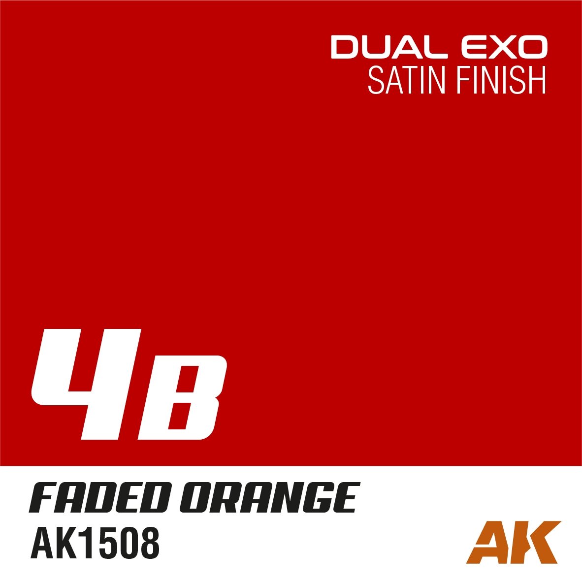 AK Interactive AK1546 DUAL EXO SET 4 – 4A ORANGE PUR &amp;amp; 4B ORANGE DÉCOLORÉ – immagine 4