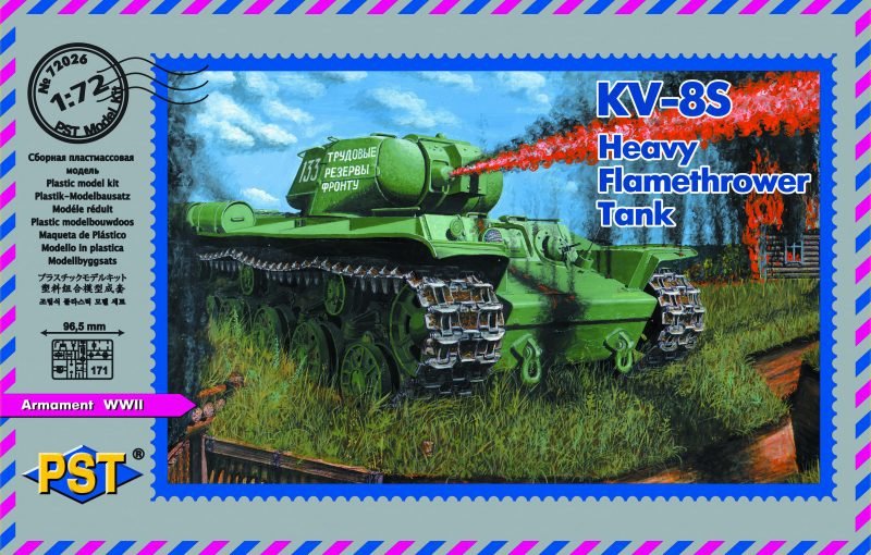 PST 72026 KV-8S Char lance-flammes lourd 1/72
