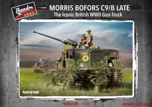 Thunder Model 35209 Morris Bofors C9/B Late, le camion armé britannique emblématique de la Seconde Guerre mondiale, à l&amp;#39;échelle 1/35