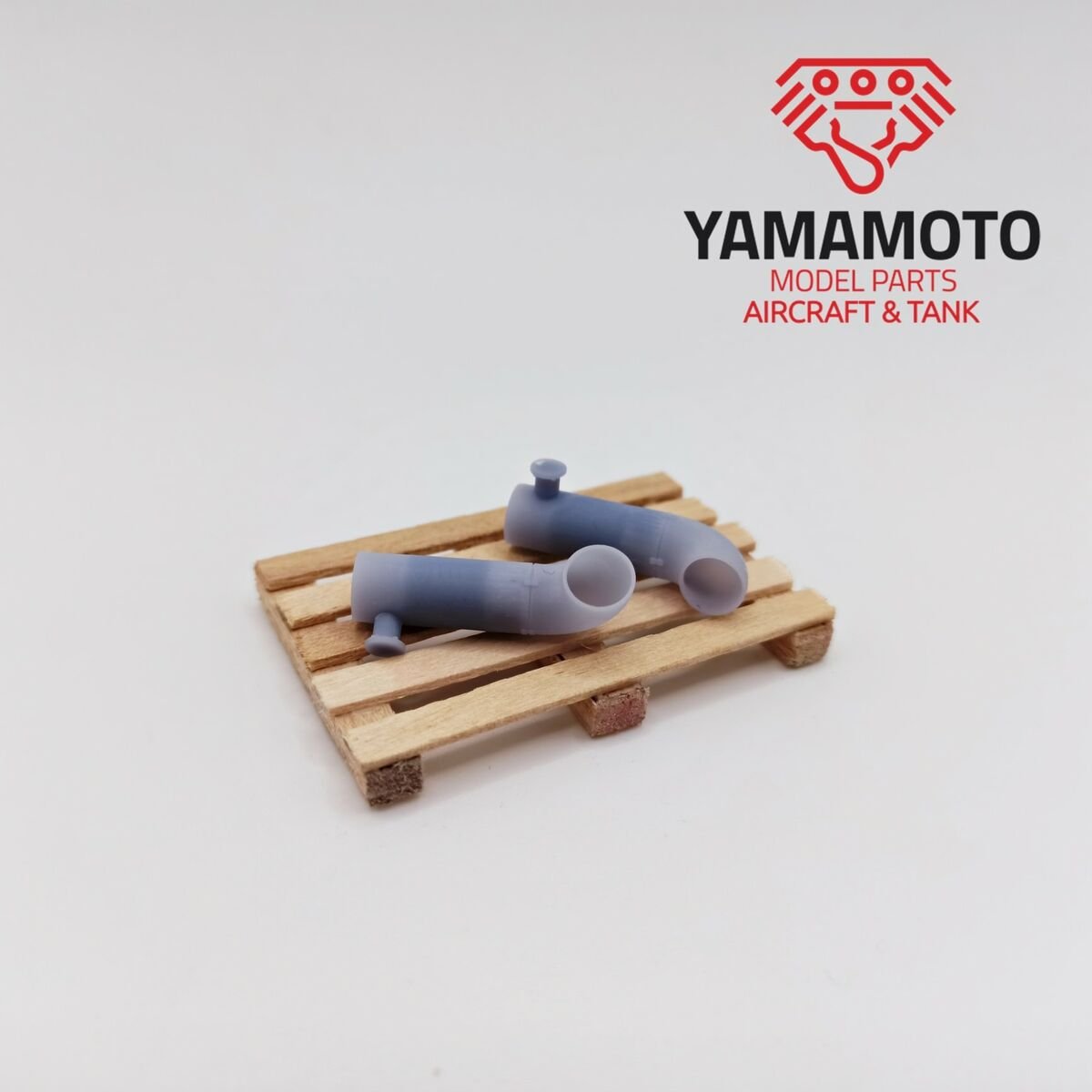 Kit de silencieux Yamamoto YMP3502 Flammvernichter pour Tiger II/E-50/E-75 Type 1 1/35
