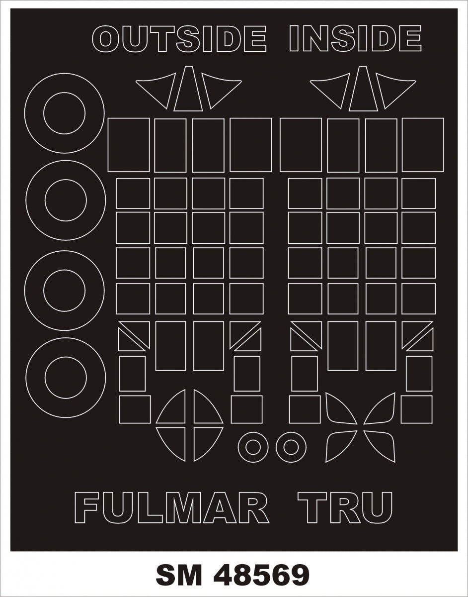 Montex SM48569 FAIREY FULMAR pour TRUMETER 1/48