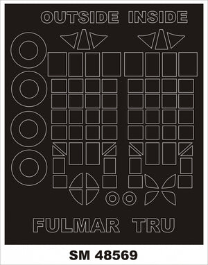 Montex SM48569 FAIREY FULMAR pour TRUMETER 1/48