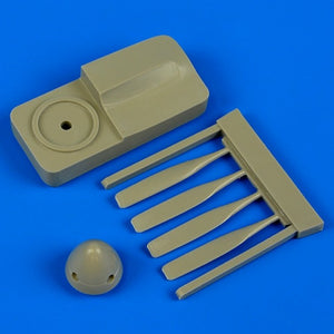 Hélice Quickboost QB72432 P-51D/K Mustang avec outil 1/72 Tamiya