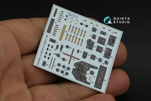 Intérieur imprimé en 3D et coloré sur papier décalcomanie Quinta Studio QD48206 Ju 87B-2/R-2 (Italeri) 1/48 – image 9