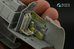 Intérieur imprimé en 3D et coloré sur papier décalcomanie (Dragon) pour le P-51D/K Mustang de Quinta Studio QD32143, à l&amp;#39;échelle 1/32. – image 11