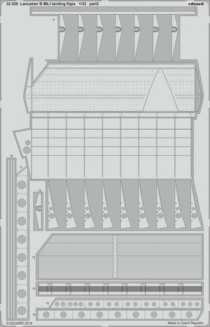 Eduard 32428 Lancaster B Mk. et volets d&amp;#39;atterrissage 1/32 HK MODELS – image 4