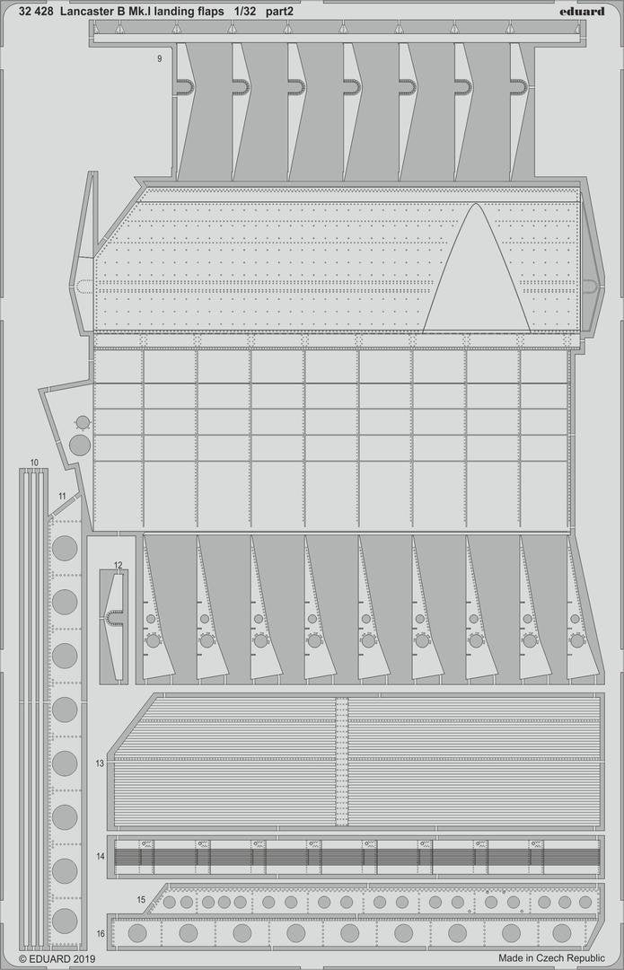 Eduard 32428 Lancaster B Mk. et volets d&amp;#39;atterrissage 1/32 HK MODELS – image 4