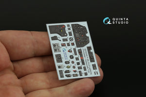 Intérieur imprimé en 3D et coloré sur papier décalcomanie Quinta Studio QD32200 P-38L-5-LO Lightning (Trumpeter/Hobbycraft) 1/32  – image 9