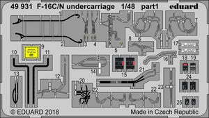 Eduard BIG49208 F-16C/N 1/48 TAMIYA – image 5