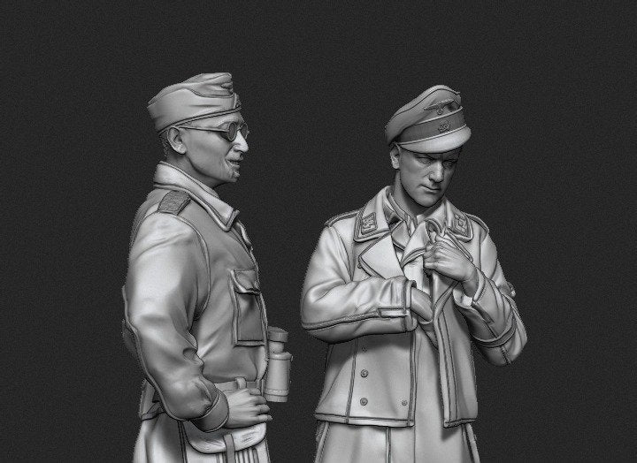 Panzer Art FI35-083 Waffen-SS tank officers Kursk battle set 1/35 – zdjęcie 2