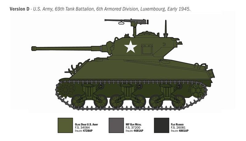 Italeri 96440 M4A3 76mm WET SHERMAN 1/35 – imagen 6