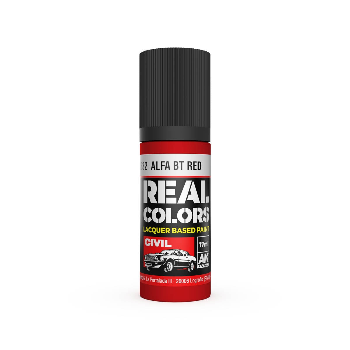 AK Interactive RC832 Alfa BT Rouge 17 ml – Bild 2